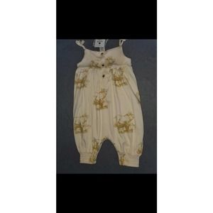 New Kate Quinn Pigs Skinny Strap Romper